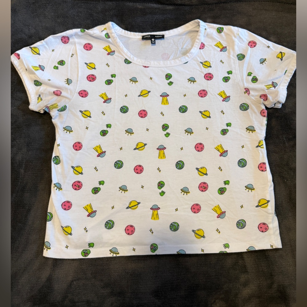 Outer Space Crop Top